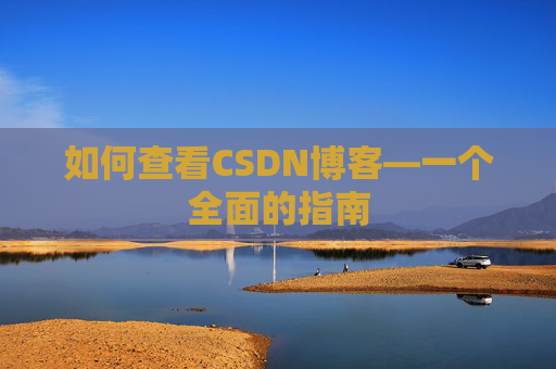 如何查看CSDN博客—一个全面的指南